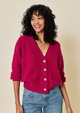 Cardigan Col V Rozenn