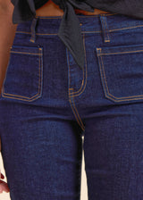 Jean Brut Poches carrées plaquées NARISSA