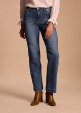 JEAN POCHES CARREES PLAQUEES NARISSA