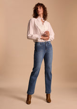 JEAN POCHES CARREES PLAQUEES NARISSA