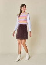 GISELE CORDUROY SKIRT