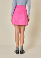 JUPE VELOURS COTELÉ GISELE