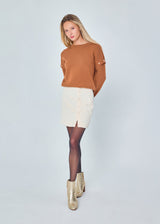 JUPE VELOURS COTELE GISELE