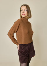 IRITO HIGH COLLAR SWEATER