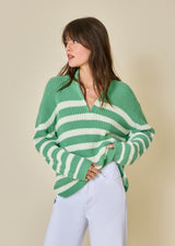 PULL COL CAMIONNEUR RAYÉ FLORINA