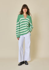 PULL COL CAMIONNEUR RAYÉ FLORINA