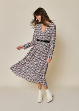 ROBE LONGUE CACHE-CŒUR FETHI