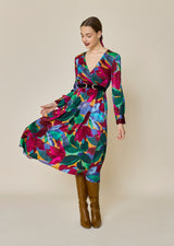 FETHI LONG WRAP DRESS