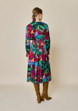 FETHI LONG WRAP DRESS