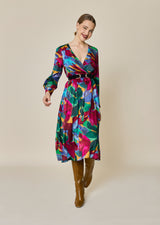 FETHI LONG WRAP DRESS
