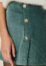 FRANKIA CORDUROY MINI SKIRT
