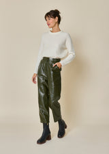 PANTALON CAROTTE VINYLE BENJAMIN