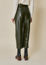 PANTALON CAROTTE VINYLE BENJAMIN