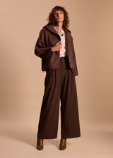 PANTALON A PINCES AMPLE MAHE