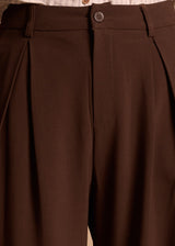 PANTALON A PINCES AMPLE MAHE