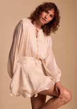 ROBE COURTE BRODEE BOHEME ZELINE