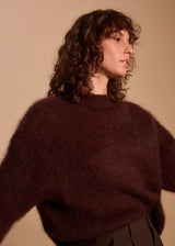 PULL MOHAIR COL ROND GALATEE