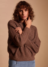 PULL MOHAIR COL ROND LYRA