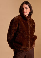 BLOUSON FAUSSE FOURRURE NAYA