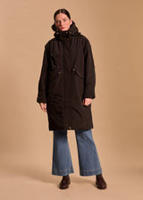 PARKA 3/4 DEPERLANTE CAPUCHE LIORA