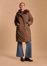 PARKA 3/4 DÉPERLANTE CAPUCHE LIORA