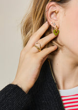 BOUCLES D'OREILLES CŒUR