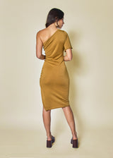 ROBE LONGUE ASYMÉTRIQUE AMBROISINE