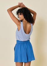 ALI linen tank top