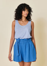 ALI linen tank top