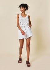 ALI LINEN TANK TOP