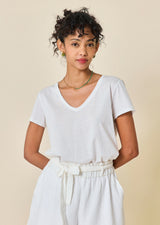 NOE V-Neck Cotton T-Shirt