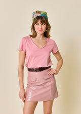 NOE V-Neck Cotton T-Shirt