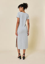 Split-leg dress SIMONET