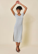 Split-leg dress SIMONET