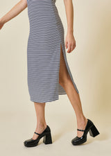 Split-leg dress SIMONET