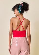 Cross-back tank top AMINATA