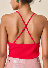 Cross-back tank top AMINATA