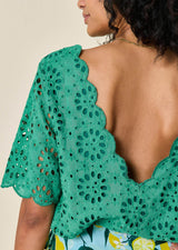 VALERIEN ROUND-NECK BLOUSE