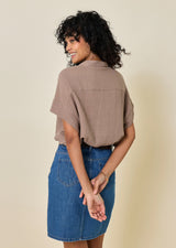 CHEMISE À MANCHES COURTES POEMA