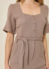 NAPOLEON STRAIGHT-CUT JUMPSUIT