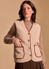 GILET SHERPA EFFET MOUTON SILOE
