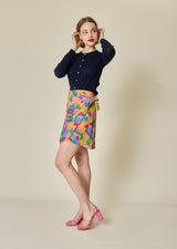 JUPE COURTE EN VISCOSE JOY