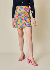 JUPE COURTE EN VISCOSE JOY