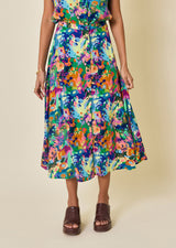 Salma Long Flared Skirt