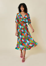 PATIENCE Short Sleeve Maxi Dress