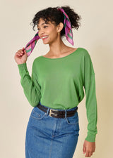 PULL COL BATEAU BLEUET