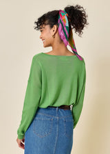 PULL COL BATEAU BLEUET