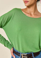 PULL COL BATEAU BLEUET