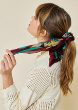 Carré de soie Morgan