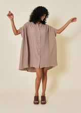 HELIETTE COTTON GAUZE DRESS